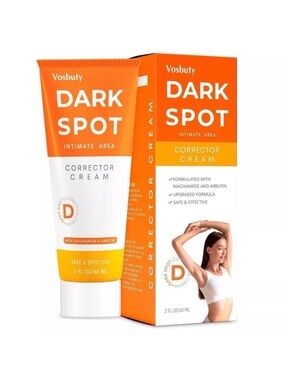 Vosbuty Dark Spot Corrector Cream 60mL Intimate Area Niacinamide Arbutin NEW